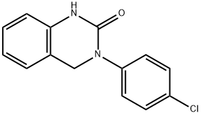 2(1H)-Quinazolinone, 3-(4-chlorophenyl)-3,4-dihydro- 结构式