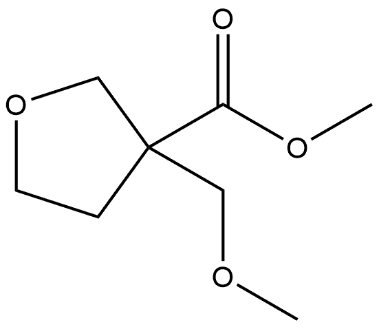 Methyl tetrahydro-3-(methoxymethyl)-3-furancarboxylate 结构式