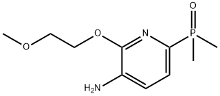 (5-氨基-6-(2-甲氧基乙氧基)吡啶-2-基)二甲基氧化膦 结构式