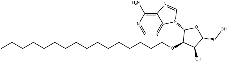 2'-O-HEXADECYL-ADENOSINE 结构式