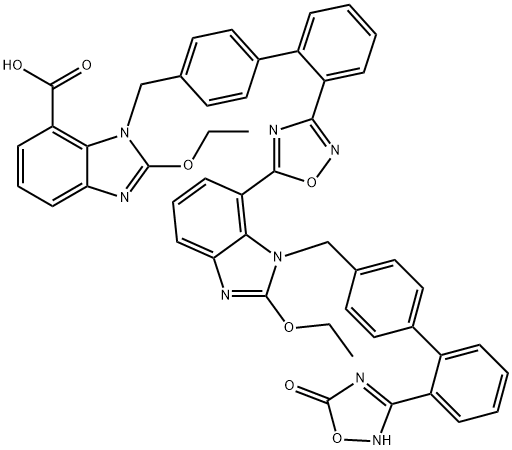 阿齐沙坦杂质108 结构式