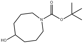 1-BOC-5-羟基氮杂环辛烷 结构式