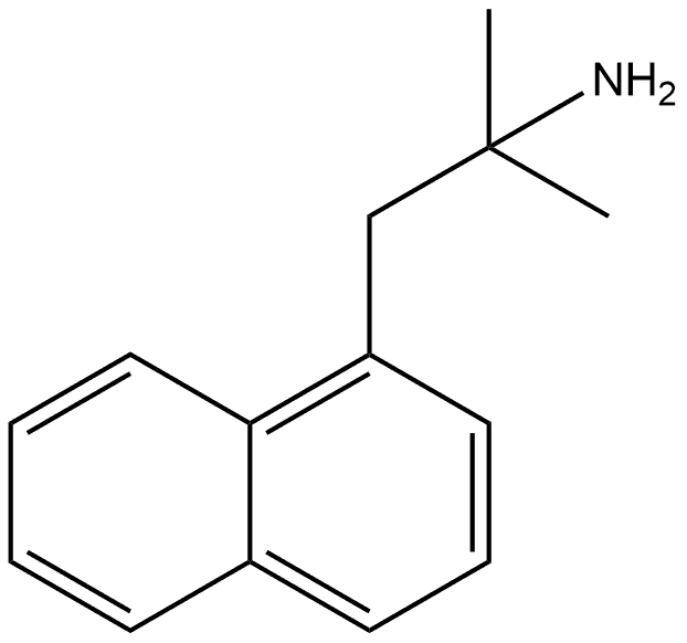 2-甲基-1-(萘-1-基)丙烷-2-胺 结构式