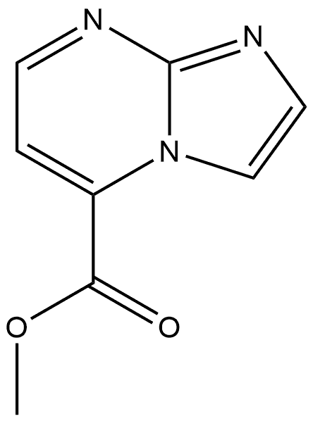 咪唑并[1,2-A]嘧啶-5-甲酸甲酯 结构式
