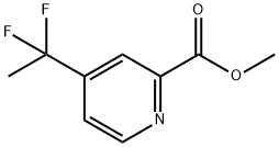 methyl 4-(1,1-difluoroethyl)picolinate 结构式