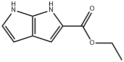 1,6-二氢吡咯并[2,3-B]吡咯-2-羧酸乙酯 结构式
