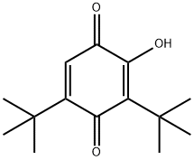 2,5-Cyclohexadiene-1,4-dione, 3,5-bis(1,1-dimethylethyl)-2-hydroxy- 结构式