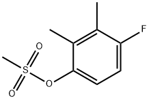 4-氟-2,3-二甲基甲磺酸苯酯 结构式