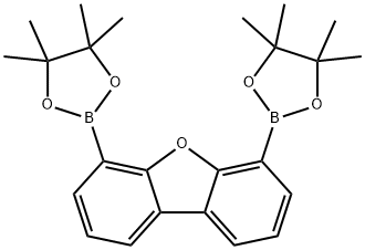 DIBENZOFURAN, 4,6-BIS(4,4,5,5-TETRAMETHYL-1,3,2-DIOXABOROLAN-2-YL)- 结构式