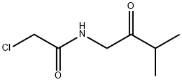 2-chloro-n-(3-methyl-2-oxobutyl)acetamide 结构式