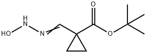 1-((2-羟基肼亚基)甲基)环丙烷-1-羧酸叔丁酯 结构式