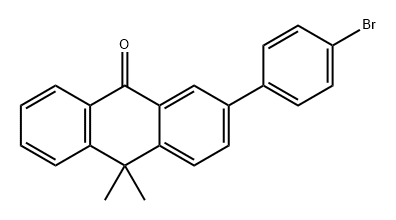 9(10H)-Anthracenone, 2-(4-bromophenyl)-10,10-dimethyl- 结构式