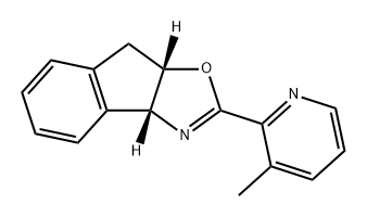 8H-Indeno[1,2-d]oxazole, 3a,8a-dihydro-2-(3-methyl-2-pyridinyl)-, (3aR,8aS)- 结构式