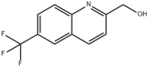 2-Quinolinemethanol, 6-(trifluoromethyl)- 结构式