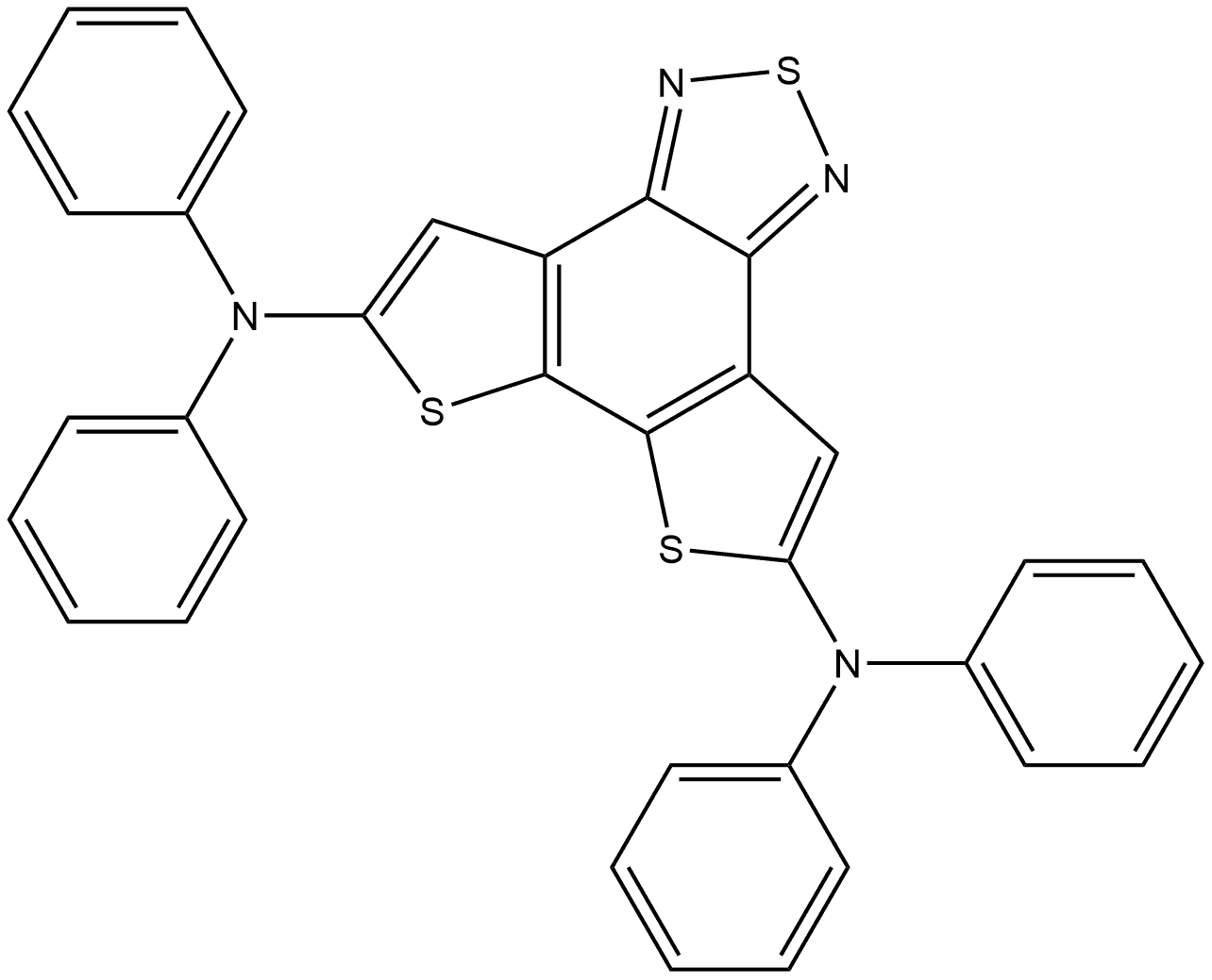 2'',3':5,6]苯并[1,2-C][1,2,5]噻二唑-5,8-二胺 结构式