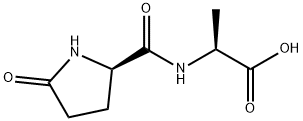 ((R)-5-氧代吡咯烷-2-羰基)-L-丙氨酸 结构式