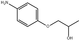 1-(4-氨基苯氧基)丙-2-醇 结构式