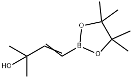 3-Buten-2-ol, 2-methyl-4-(4,4,5,5-tetramethyl-1,3,2-dioxaborolan-2-yl)- 结构式