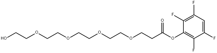 羟基-四聚乙二醇-四氟苯酚酯 结构式