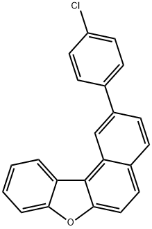 Benzo[b]naphtho[1,2-d]furan, 2-(4-chlorophenyl)- 结构式