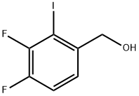 2-碘-3,4-二氟苄醇 结构式