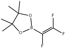 4,4,5,5-四甲基-2-(1,2,2-三氟乙烯基)-1,3,2-二氧杂环戊烷 结构式