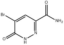 3-Pyridazinecarboxamide, 5-bromo-1,6-dihydro-6-oxo- 结构式