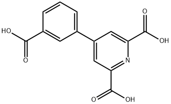 5-(3-羧基苯基)-吡啶-2,6-二甲酸 结构式