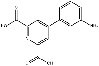 4-(3-氨基苯基)吡啶-2,6-二羧酸 结构式