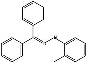 Methanone, diphenyl-, 2-(2-methylphenyl)hydrazone 结构式