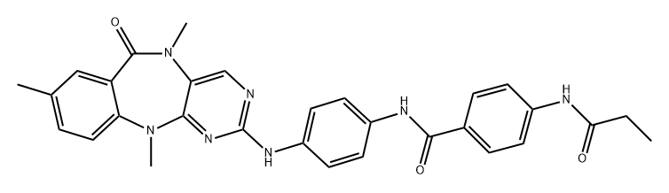 化合物 AURORA KINASE INHIBITOR-8 结构式