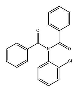 Benzamide, N-benzoyl-N-(2-chlorophenyl)- 结构式
