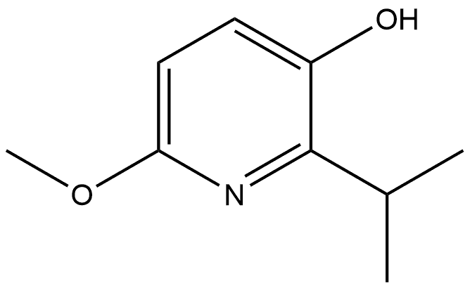 2-isopropyl-6-methoxypyridin-3-ol 结构式