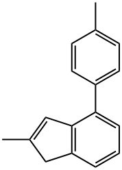 2-甲基-4-(4-甲基苯基)-1H-茚 结构式