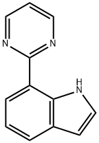 7-(2-嘧啶基)-1H-吲哚 结构式