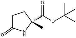 tert-butyl
(2R)-2-methyl-5-oxopyrrolidine-2-carboxylate 结构式