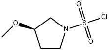 (R)-3-甲氧基吡咯烷-1-磺酰氯 结构式