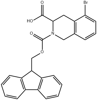 2,3(1H)-Isoquinolinedicarboxylic acid, 5-bromo-3,4-dihydro-, 2-(9H-fluoren-9-ylmethyl) ester