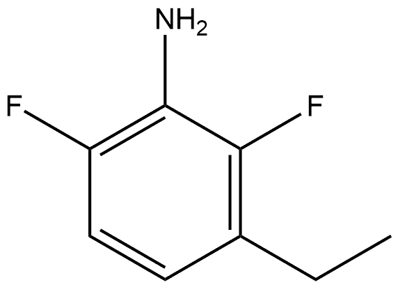 3-ethyl-2,6-difluoroaniline 结构式
