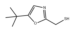 (5-(叔丁基)噁唑-2-基)甲硫醇 结构式