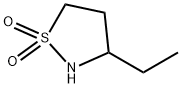 ISOTHIAZOLIDINE, 3-ETHYL-, 1,1-DIOXIDE 结构式