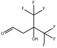 4,4,4-三氟-3-羟基-3-(三氟甲基)丁醛 结构式