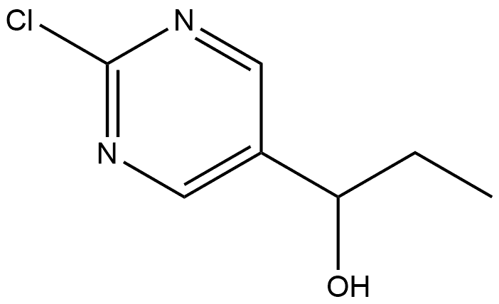 1-(2-氯嘧啶-5-基)丙-1-醇 结构式