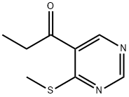 1-(4-(甲硫基)嘧啶-5-基)丙-1-酮 结构式