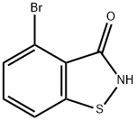 4-溴-1,2-苯并异噻唑-3-酮 结构式