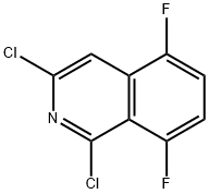 1,3-dichloro-5,8-difluoroisoquinoline 结构式