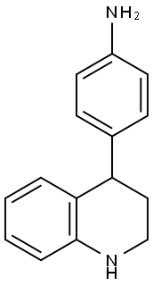 Benzenamine, 4-(1,2,3,4-tetrahydro-4-quinolinyl)- 结构式