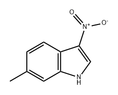 1H-Indole, 6-methyl-3-nitro- 结构式