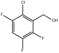 (2-氯-3,5,6-三氟苯基)甲醇 结构式