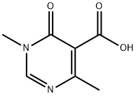 1,4-二甲基-6-氧代-1,6-二氢嘧啶-5-羧酸 结构式